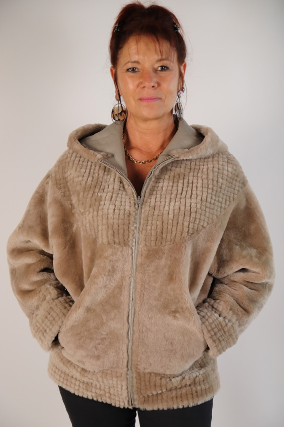 Blouson mouton femme réversible : 19204