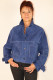 Blouson cuir métis femme : 89109.N