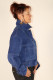 Blouson cuir métis femme : 89109.N