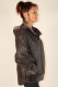 Blouson mouton femme réversible : 19634.C