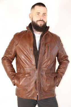 Veste cuir homme : FLAVIO