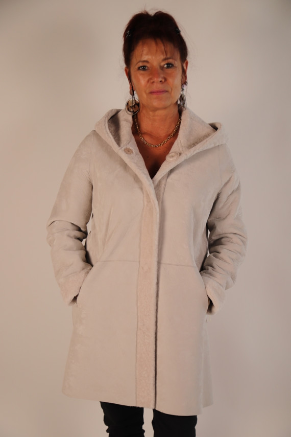 Veste mouton femme réversible : 19258