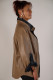 Veste cuir réversible : Anaé