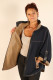 Veste cuir réversible : Anaé