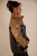 Veste doudoune cuir : Apolline