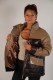 Veste doudoune cuir : Apolline