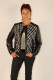 Blouson spencer cuir femme : 528.N