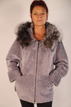 Veste mouton femme réversible :19803