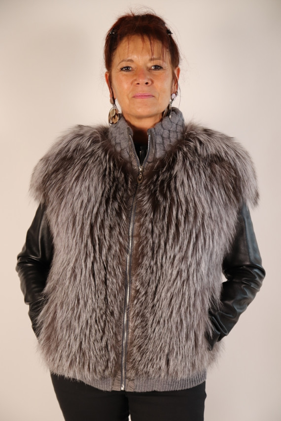 Gilet fourrure femme : YM.08