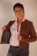 BLOUSON SPENCER CUIR FEMME : JESSY