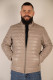 BLOUSON DOUDOUNE CUIR HOMME : LENSO