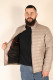 BLOUSON DOUDOUNE CUIR HOMME : LENSO