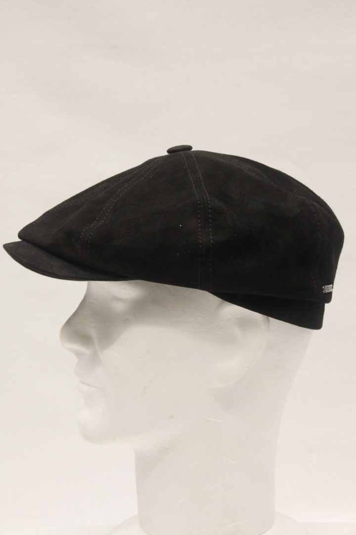 Casquette stetson homme cuir noir: 3429