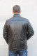 Blouson doudoune cuir homme : géo