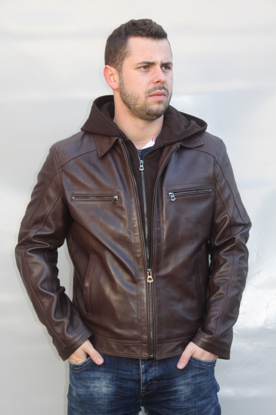 blouson cuir homme : attwood