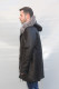 veste longue cuir cerf homme: bernard