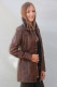 veste parka cuir femme : luisanne