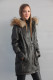 Veste parka cuir femme : SISKA