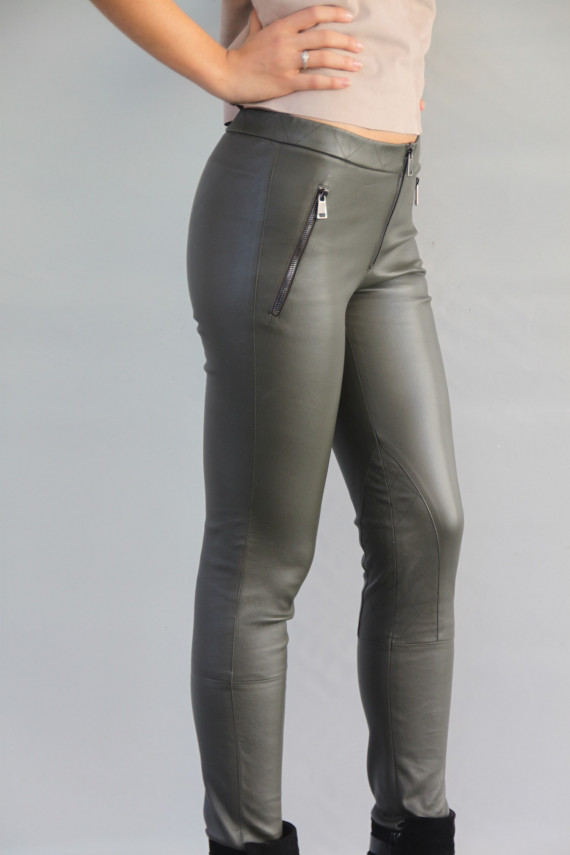 Pantalon cuir stretch femme : DESIREE. K