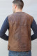 gilet cuir homme 2 coloris : gio