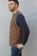 gilet cuir homme 2 coloris : gio