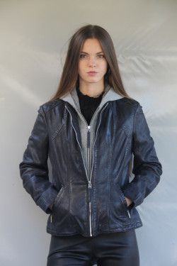 Blouson cuir femme : livy