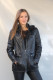 veste parka cuir femme : lori : n