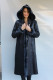 manteau peau lainée  femme : ASTRID